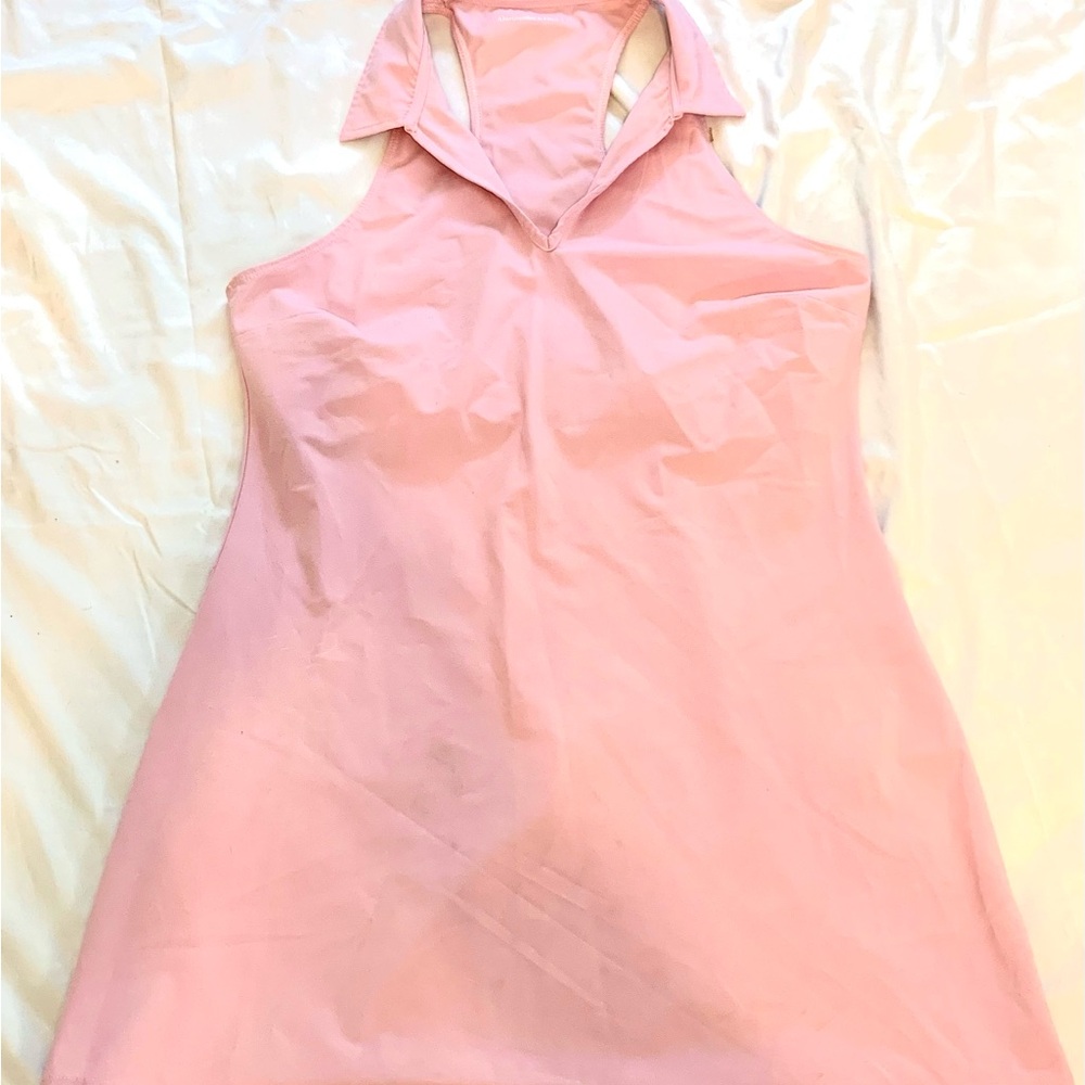 Abercrombie & Fitch Pink Traveler Polo Mini Dress